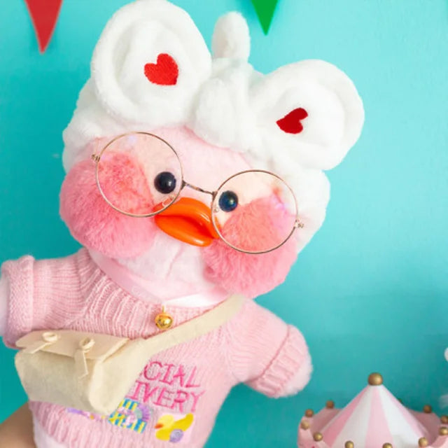 Lalafanfan Yellow Duck Plush Toy 30cm (11.8 Inches)