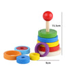 Wooden Montessori Animal Puzzles for Toddlers - Colorful 3D Cartoon Early Learning Educational Toy