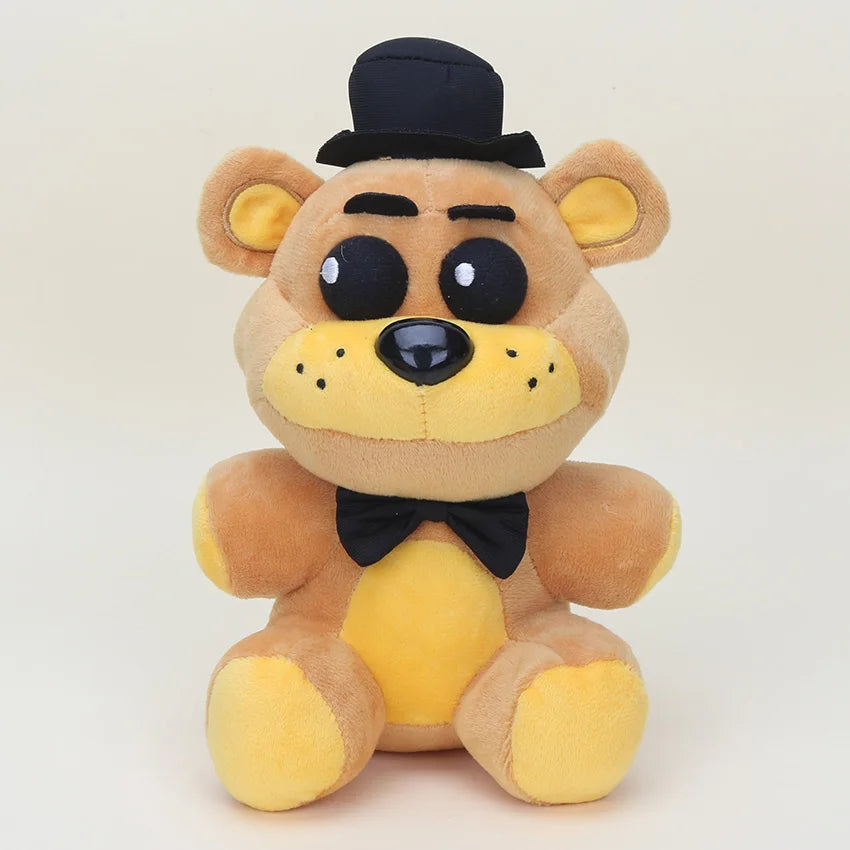 25cm Freddy Plush Foxy Chica Bonnie Springtrap Golden Freddy Fazbear Soft Stuffed Dolls Toy