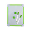 Kids Mini Dry Erase Whiteboard - Small Hanging Erase Board, 5-Color Frame, Magnetic Marker Compatible