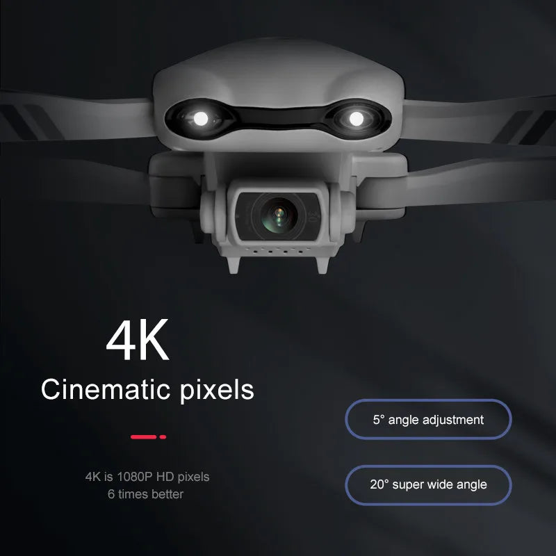 4K HD Dual Camera RC Drone – GPS/WIFI FPV with 2km Real-Time Transmission