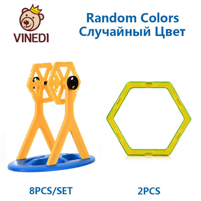 VINEDI Big Magnetic Blocks Designer Construction Set