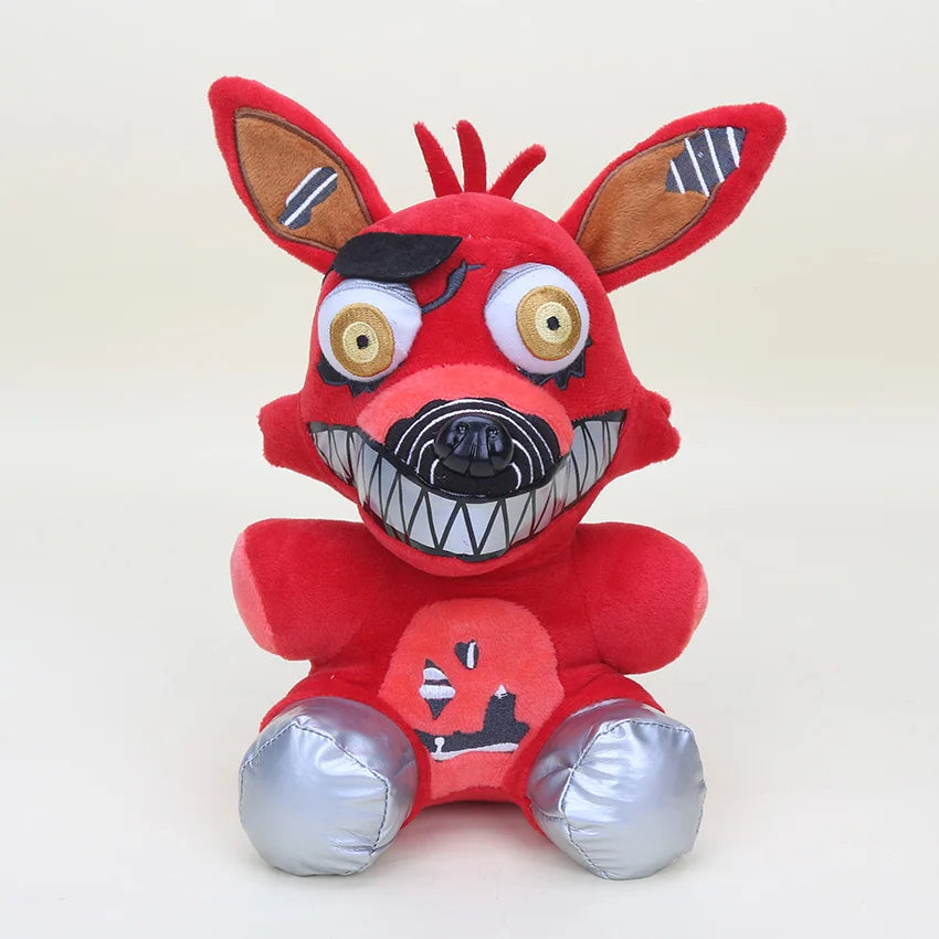 25cm Freddy Plush Foxy Chica Bonnie Springtrap Golden Freddy Fazbear Soft Stuffed Dolls Toy