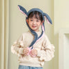 Plush Bunny Headband with Popping Ears – Interactive Rabbit Hairband for Kids & Adults, Approx. 58 cm (22.8 in)