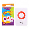 36Pcs Kids Cognition Cards - Shape, Animal, Color Teaching Baby English Learning Word Cards, Educational Montessori Gift