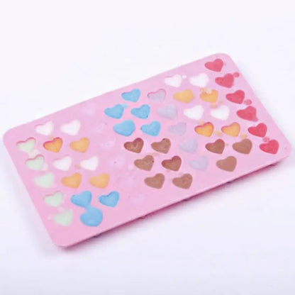 Mini Heart Silicone Mold Ice Cube Tray for Chocolate Fondant and Baking