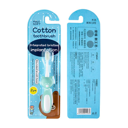 Toothbrush for Kids Colorful Lovely Cartoon Modeling, Soft Bristles Children’s Toothbrush with Cartoon Handle, Tongue Scraper Coating