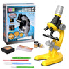 Kids Biology Microscope Kit with LED – 1200x Zoom for School Science Experiments