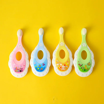 Baby & Toddler Toothbrush for 0-3 Years Old, Extra Soft 10000 Floss Bristles for Baby Gum Care