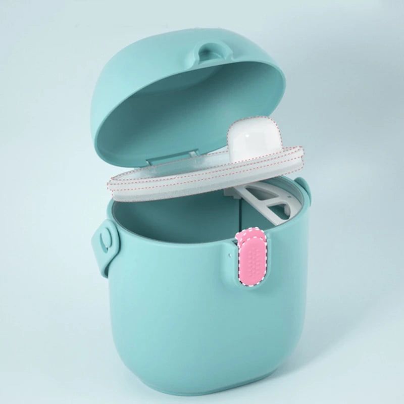 Portable Baby Food Storage Box - BPA Free Formula Dispenser, Cartoon Infant Milk Powder Box, Toddler Snacks Cup Container, Leak-Proof, Eco-Friendly