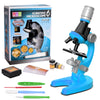Kids Biology Microscope Kit with LED – 1200x Zoom for School Science Experiments