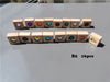 Kids Acrylic Sparkling Stones – Wooden Gemstone Street Blocks, Rainbow Crystal Diamond Bricks, Montessori Building Play Toy