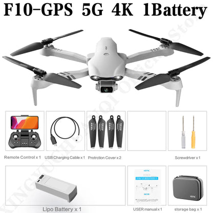 4K HD Dual Camera RC Drone – GPS/WIFI FPV with 2km Real-Time Transmission