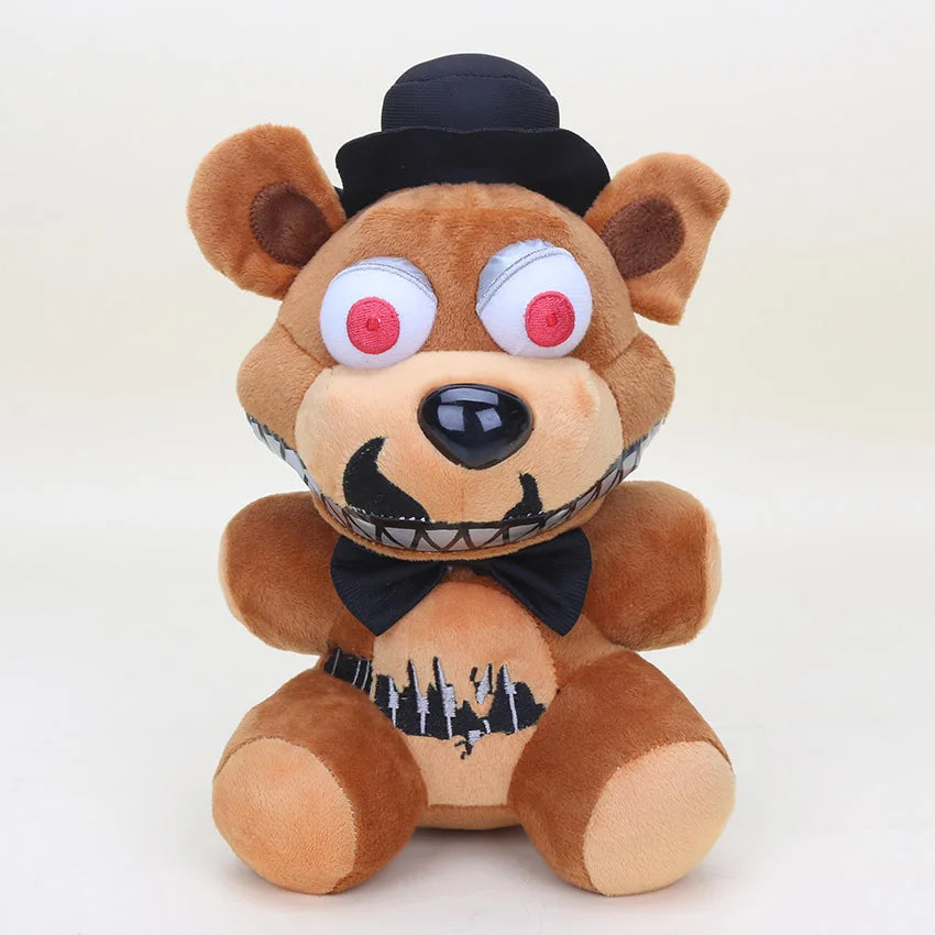 25cm Freddy Plush Foxy Chica Bonnie Springtrap Golden Freddy Fazbear Soft Stuffed Dolls Toy