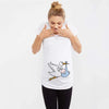Brand New Women Pregnancy Clothes Baby Now Loading Pls Wait Maternity T-shirt Summer Short Sleeve Pregnant T-shirts