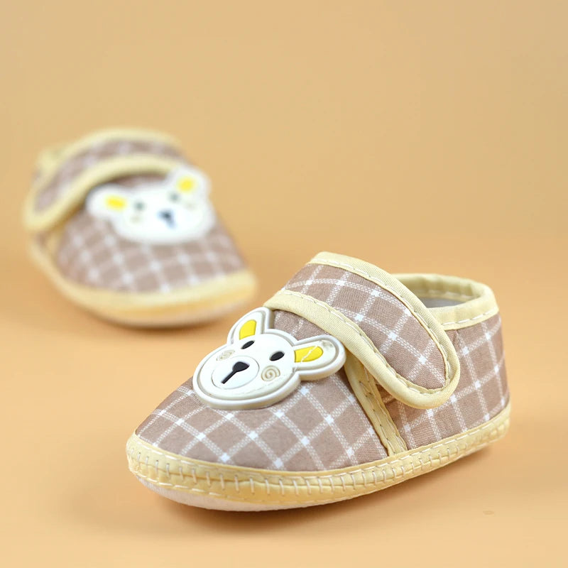 Newborn Baby Girl Soft Sole Crib Toddler Shoes – Canvas Sneakers for Boys & Girls