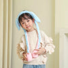 Plush Bunny Headband with Popping Ears – Interactive Rabbit Hairband for Kids & Adults, Approx. 58 cm (22.8 in)
