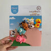 5PCS Kids Animal Finger Puppet Set, Lion Elephant Bear Mini Hand Puppets Educational Toy