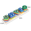 Wooden Montessori Animal Puzzles for Toddlers - Colorful 3D Cartoon Early Learning Educational Toy