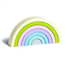 Montessori Arch Bridge Rainbow Building Blocks – Wooden Toy for Kids, Early Education Color Cognitive Blocks for Babies