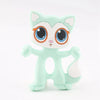 Cartoon Animal BPA-Free Silicone Teether - Food-Grade Silicone Teething Toy for Kids | DIY Teething & Christmas Gift Decor