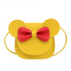 Kids Baby Girls Cute Cartoon Crossbody Bag Handbag with Mouse Ears, Bowknot & Magnetic Snap - Toddler Girls Coin Purse Shoulder Bag - Kidzy Market
