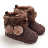 0–18M Winter Baby Snow Boots – Plush Fleece Warm Ankle Boots for Newborn Boys & Girls