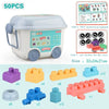 Baby Soft Plastic 3D Building Blocks – Large Rubber Particle Bricks, Early Education Toy for Toddlers, Gift for Babies
