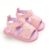 Summer Newborn Infant Baby Girls Princess First Walker Shoes – Soft Sole Sandals & Beach Slippers