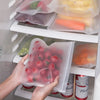 Silicone Reusable Food Storage Bag – Stand Up Ziplock, Leakproof Fresh-Keeping Container, Zip Shut Fresh Wrap Bag