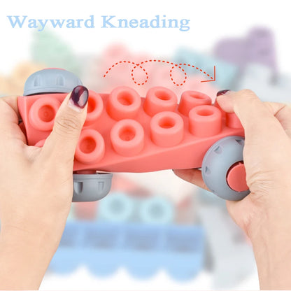 Baby Soft Plastic 3D Building Blocks – Large Rubber Particle Bricks, Early Education Toy for Toddlers, Gift for Babies