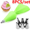 Disposable Pastry Bags with Icing Nozzles - Pastry Tips Set (Small, Medium, Large)