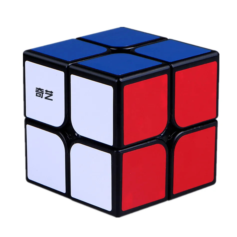 QIYI Speed Magic Cube 3x3x3, 4x4x4, 5x5x5 Puzzle with Black Stickers, Educational Learning Cubo Magico Toy for Kids