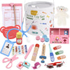 Wooden Doctor Play Set Pretend Medical Kit for Kids - Educational Nurse & Dentist Toy