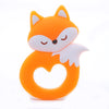 Cartoon Animal BPA-Free Silicone Teether - Food-Grade Silicone Teething Toy for Kids | DIY Teething & Christmas Gift Decor