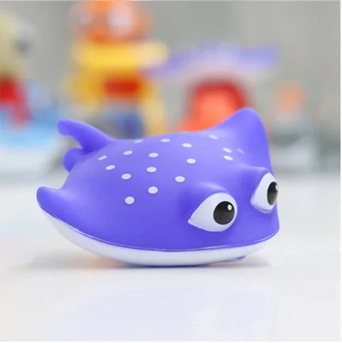 Baby Bath Water Spraying Squeeze Toy – Floating Rubber Animals for Kids
