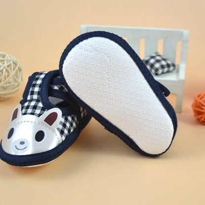 Cartoon Baby Booties – Soft Sole Anti-Slip First Walkers for Girls & Boys, Newborn Toddler Shoes