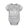“I Had Boobs for Breakfast, What Did You Have?” Funny Baby Girl Romper – Newborn Baby Boy Clothes Jumpsuit
