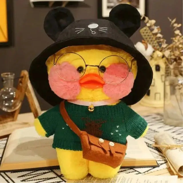 Lalafanfan Yellow Duck Plush Toy 30cm (11.8 Inches)