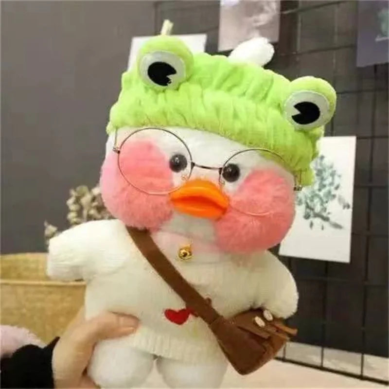 Lalafanfan Yellow Duck Plush Toy 30cm (11.8 Inches)