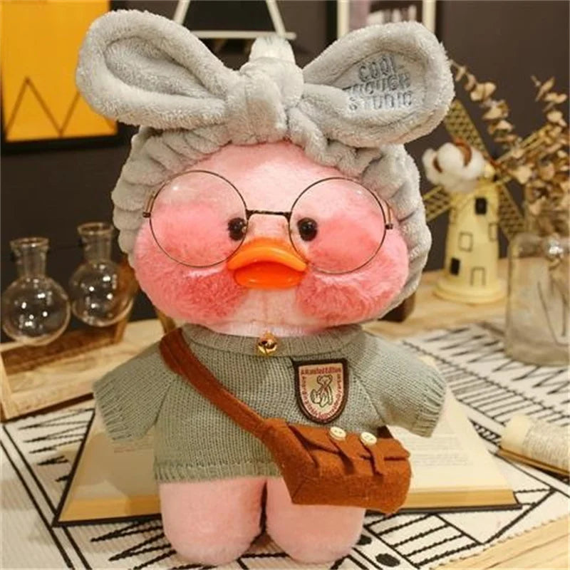 Lalafanfan Yellow Duck Plush Toy 30cm (11.8 Inches)