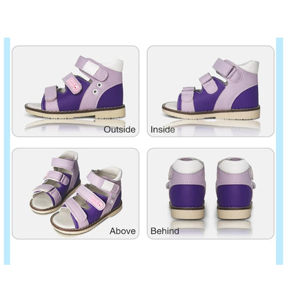 Ortoluckland Toddler Girls’ Sandals – New Children Orthopedic Flatfeet Shoes, Summer Boys’ Arch Support Footwear, Size 20 to 33