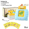 Talking Flashcard Learning Machine for Kids Preschool Audio Flashcards USB Rechargeable 112 Cards (English/Spanish/Arabic)