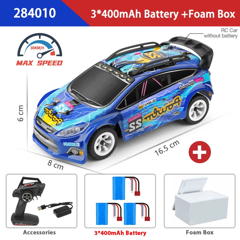 WLtoys 1:28 Mini RC Car with 30km/h Speed and 4WD Remote Control Drift
