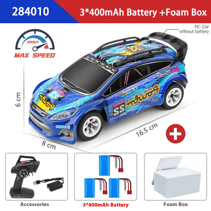WLtoys 1:28 Mini RC Car with 30km/h Speed and 4WD Remote Control Drift