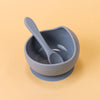 2-Pack Silicone Suction Baby Bowls for Infant & Toddler Feeding and Self-Feeding