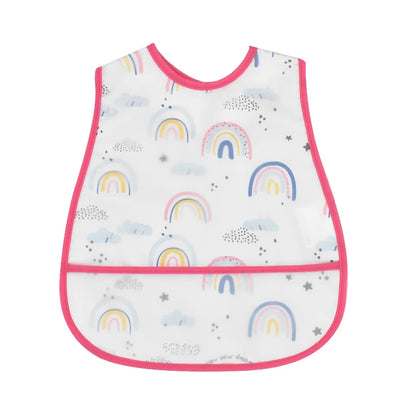 2023 New Cartoon Pattern EVA Waterproof Baby Bibs – Adjustable Feeding Apron with Pocket for Kids, Baby Burp Cloths - Kidzy Market