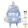 Anime Sanrio Cinnamoroll Plush Backpack – Blue Kawaii Large Capacity School Bag for Kids