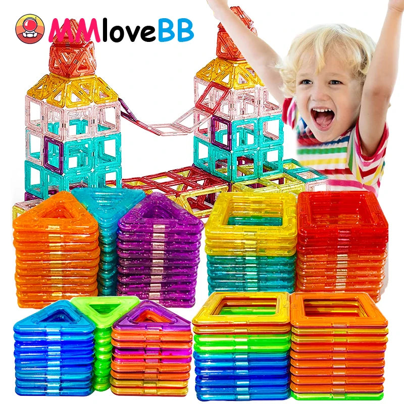 Magnetic Building Blocks Big and Mini Size DIY Construction Set