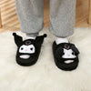 Sanrio Cinnamoroll Plush Slippers with Movable Ears — Kawaii Kuromi & Melody Cotton Indoor Slippers, Unisex Non‑Slip Cozy House Shoes